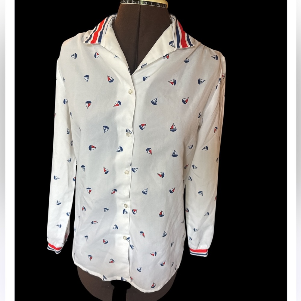 Vintage 70s sailing blouse